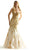 Mori Lee 49060 - Mermaid Floral Prom Dress Prom Dresses 00 / Champagne/Gold