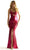 Mori Lee 49064 - Metallic V-Neck Prom Dress Prom Dresses 00 / Magenta