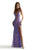 Mori Lee 49076 - Plunging V-Neck Sheath Prom Dress Special Occasion Dress