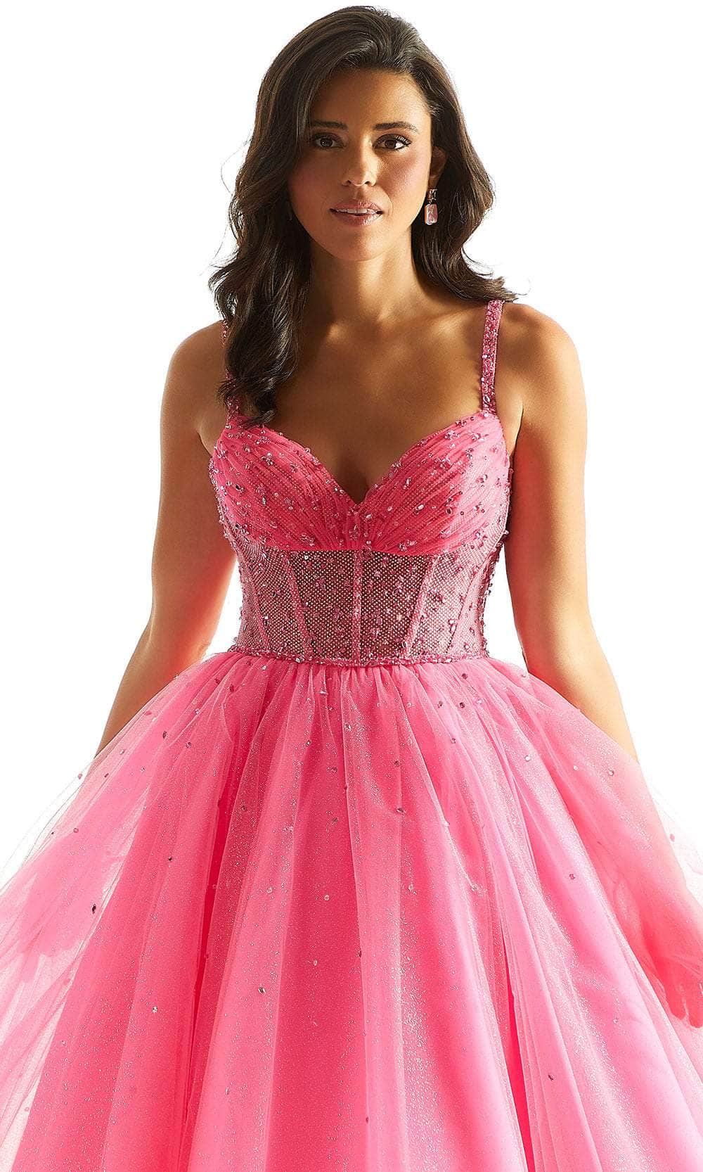 Mori Lee 49080 - Sheer Glitters Prom Dress – Couture Candy