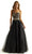 Mori Lee 49086 - Crystal Beaded Prom Dress Prom Dresses 00 / Black/Gold