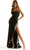 Mori Lee 49088 - Sweetheart Slit Prom Dress Prom Dresses 00 / Black