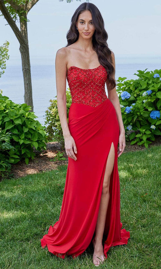 Mori Lee 49151 - Beaded Scoop Prom Dress