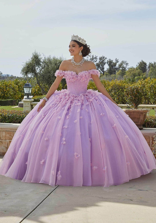 Mori Lee 60186 - Floral Embellished Sweetheart Neck Ballgown