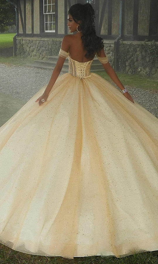 Mori Lee 60194 - Strapless Corset Bodice Ballgown
