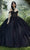Mori Lee 60197 - 3D Floral Embellished Crystal Beaded Ballgown Ball Gowns 00 / Black