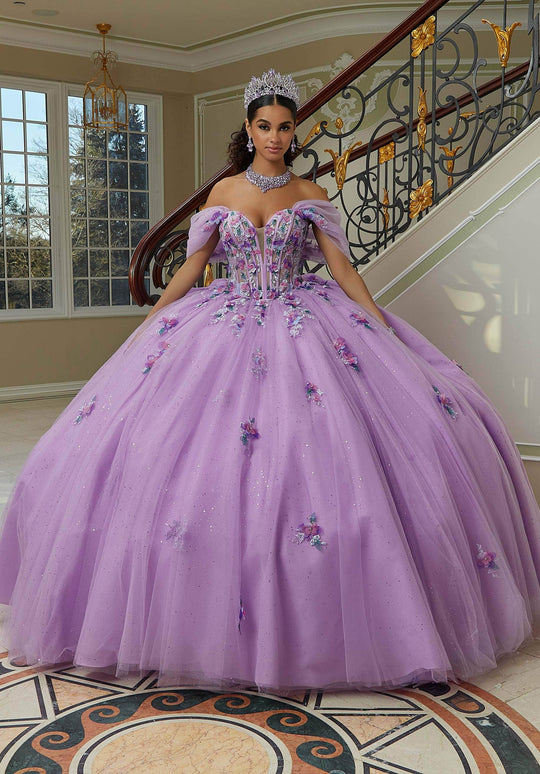 Mori Lee 60202 - Crystal Beaded Quinceanera Ballgown