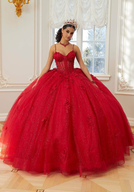 Mori Lee 60206 - Spaghetti Strap Quinceanera Ballgown