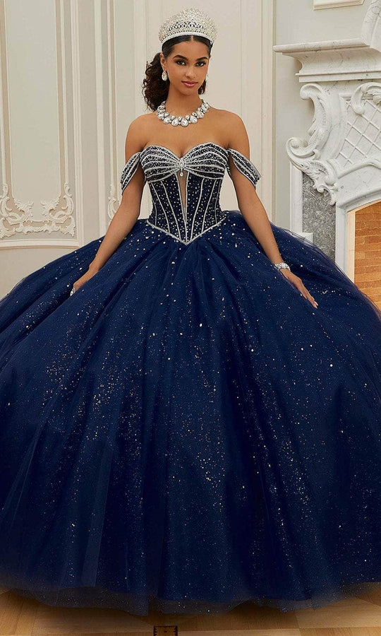 Mori Lee 60208 - Crystal Tulle Quinceanera Ballgown