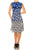 New Yorker's Apparel SCP896C - Dotted Print A-Line Dress Special Occasion Dress