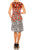 New Yorker's Apparel SCP896C - Dotted Print A-Line Dress Special Occasion Dress
