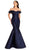 Nicole Bakti 7273 - Appliqued Off Shoulder Evening Gown Prom Dresses