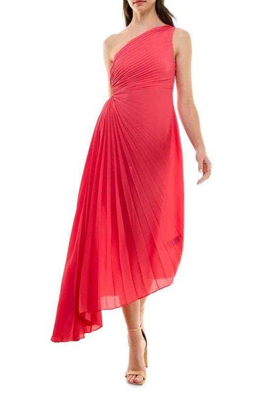 Nicole Miller MD4S10936 - One Shoulder Asymmetric Hem Maxi Dress Special Occasion Dress