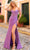 Nox Anabel A1373 - Lace Detailed Prom Dress Special Occasion Dress 0 / Violet