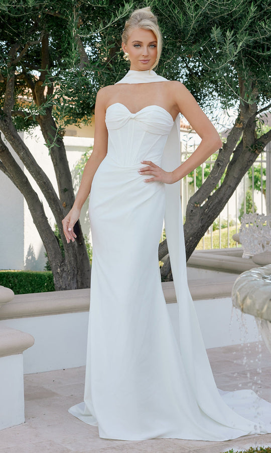Nox Anabel JE1081 - Strapless Sweetheart Column Gown