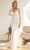 Nox Anabel Bridal JE919 - Illusion Sleeve Sheath Bridal Gown Bridal Dresses 14 / White