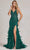 Nox Anabel C1119 - V-Neck Feathered Mermaid Prom Dress Prom Dresses