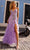Nox Anabel C1413 - Feathered Sheath Prom Dress Special Occasion Dress