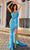 Nox Anabel D1465 - Sheath Prom Dress with Slit Special Occasion Dress 0 / Ocean Blue