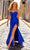 Nox Anabel E1044 - Sweetheart Corset Satin Evening Gown Evening Dresses 00 / Royal Blue