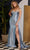 Nox Anabel E1242 - Beaded Bust Cowl Evening Gown Special Occasion Dress
