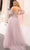 Nox Anabel E1453 - 3D Floral Embellished Strapless Prom Gown Prom Dresses