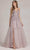 Nox Anabel G1149 - Lace-Up Back Embroidered Prom Gown Prom Dresses 8 / Periwinkle