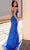 Nox Anabel G1363 - Sequined Plunging V-Neck Evening Dress Special Occasion Dress