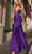 Nox Anabel G1364 - Plunging Applique Prom Dress Special Occasion Dress 0 / Plum