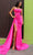 Nox Anabel G1367 - Draped Sweetheart Prom Dress Special Occasion Dress 0 / Hot Pink