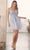 Nox Anabel G785 - Plunging V-Neck Tulle Cocktail Dress Prom Dresses