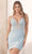 Nox Anabel G786 - Beaded Appliqued Fitted Cocktail Dress Cocktail Dresses