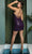Nox Anabel - Lace Up Back Sequin Cocktail Dress T737 Cocktail Dresses