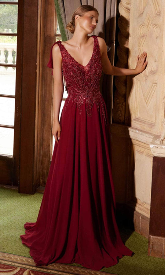 Nox Anabel MJ132 - Asymmetric Neckline Sheath Gown