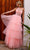 Nox Anabel P1400 - One Sleeve Sheer Corset Prom Gown Prom Dresses 0 / Pink