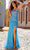 Nox Anabel P1401 - Scoop Sequin Lace Prom Dress Special Occasion Dress 0 / Ocean Blue