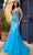 Nox Anabel Q1390 - Floral Sequin Trumpet Prom Dress Prom Dresses