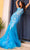 Nox Anabel Q1390 - Floral Sequin Trumpet Prom Dress Prom Dresses