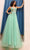 Nox Anabel Q1391 - Illusion Embroidered A-Line Prom Dress Special Occasion Dress
