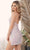 Nox Anabel Q795 - Deep V-Neck Shimmer Cocktail Dress Special Occasion Dress