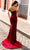 Nox Anabel R1244 - Draped Velvet Prom Dress Special Occasion Dress