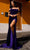 Nox Anabel R1244 - Draped Velvet Prom Dress Special Occasion Dress 4 / Dark Royal Blue