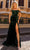 Nox Anabel R1244 - Draped Velvet Prom Dress Special Occasion Dress 4 / Emerald