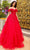 Nox Anabel R1303 - Embroidered Off Shoulder Prom Dress Special Occasion Dress 4 / Red