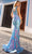 Nox Anabel R1402 - Sequin Embellished Plunging V-Neck Prom Gown Prom Dresses