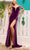 Nox Anabel R1428 - Cold Shoulder V-Neck Prom Dress Special Occasion Dress 0 / Purple