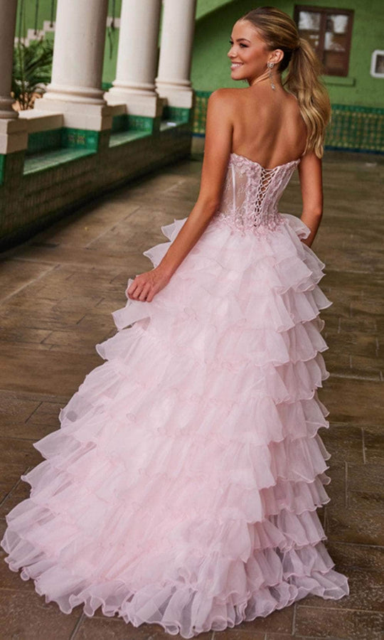 Nox Anabel R1688 - Strapless Ruffled Ballgown
