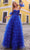 Nox Anabel T1338 - Sweetheart Embellished Corset Prom Dress Special Occasion Dress 0 / Royal Blue