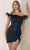 Nox Anabel T790 - Feathered Off Shoulder Cocktail Dress Cocktail Dresses