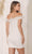 Nox Anabel T790 - Feathered Off Shoulder Cocktail Dress Cocktail Dresses